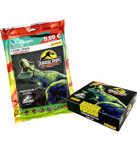 Panini Jurassic 30th Anniversary Trading Cards Starterpack Caja De