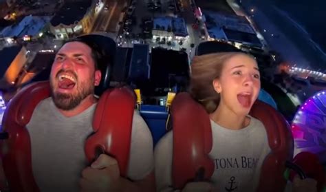 Slingshot Ride Fails Oh No Woman Suffer Serious Wardrobe Malfunction On Ride Video Dailymotion