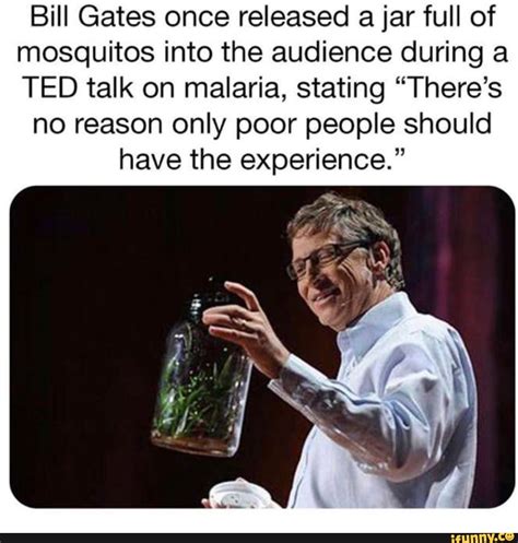 Bill Gates Once Released A Jar Full Of Mosquitos Into The Audience