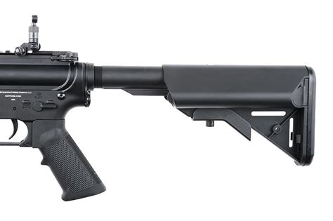 Colt M4a1 Long Keymod Full Metal Aeg Rifle Black 6mm For Sale Gambaran
