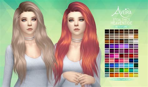 Aveira Sims 4 Lily Hair Retextured Sims 4 Hairs Images And Photos Finder