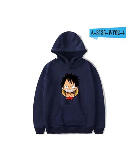 Cartoon Anime One Piece Luffy Pullover Sweatshirt Women Men Hip Hop