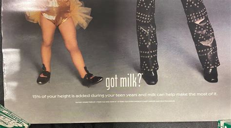 Vintage Britney Spears Got Milk Promotional Poster X Nm D