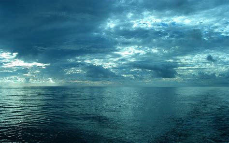Body Of Water Sea Sky Horizon Clouds Hd Wallpaper Wallpaper Flare
