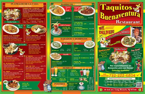 Maybe you would like to learn more about one of these? Taquitos Buenaventura menu in Long Branch, New Jersey, USA