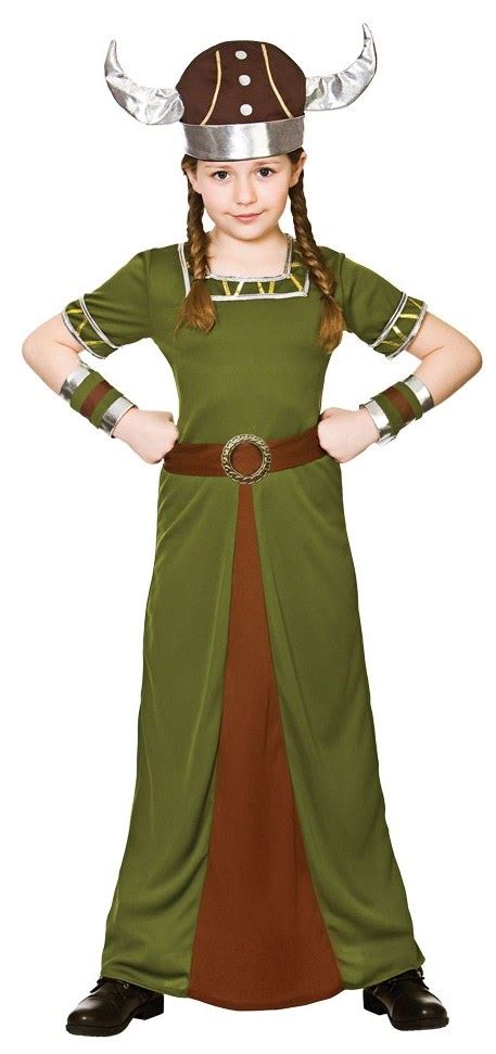 Kids Viking Princess Costume
