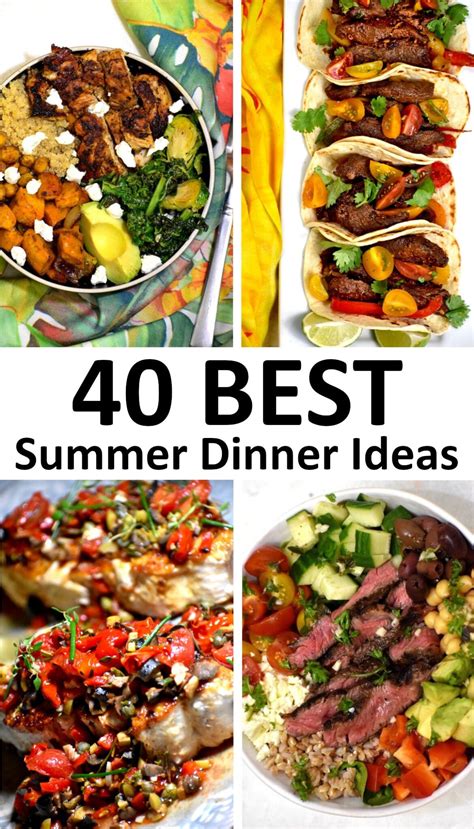 The 40 Best Summer Dinner Ideas Gypsyplate