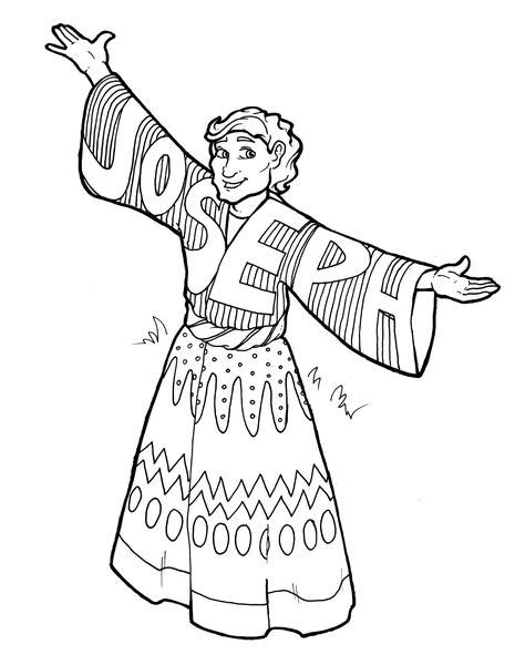 They could be used as a teaching illustration in sunday school, or a printable coloring activity for children. Joseph Coloring Page - Children's Ministry Deals