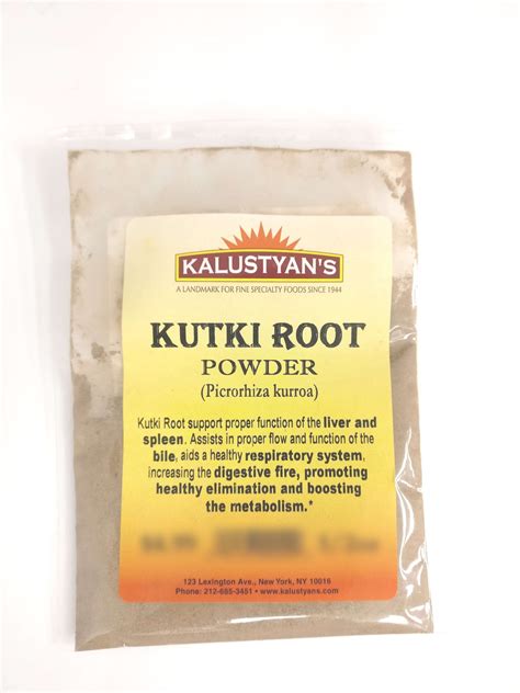 Kutki Root Picrorhiza Kurroa Powder