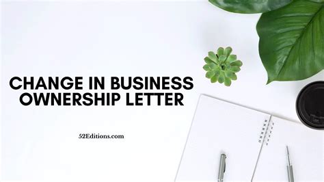 Change In Business Ownership Letter Get Free Letter Templates Print