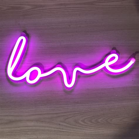 Love Led Neon Sign Pink The Pretty Prop Shop Wedding And Event Hire