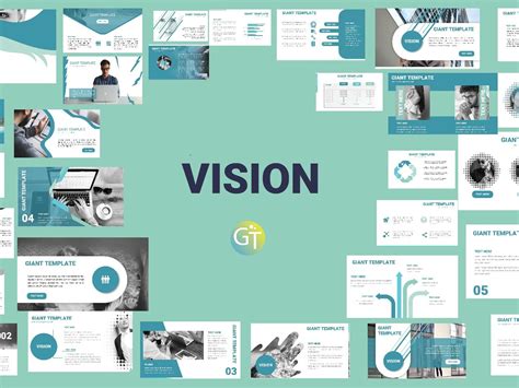 Vision Free Powerpoint Template By Giant Template On Dribbble