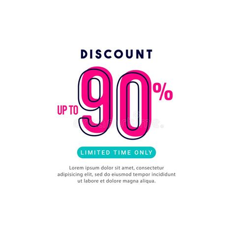 Discount Up To 90 Off Limited Time Only Vector Template Design