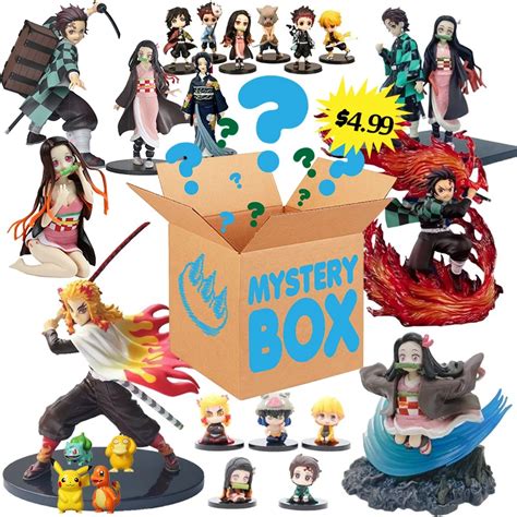 Demon Slayer Figure Mystery Box Kimetsu No Yaiba Figurine Blind Box