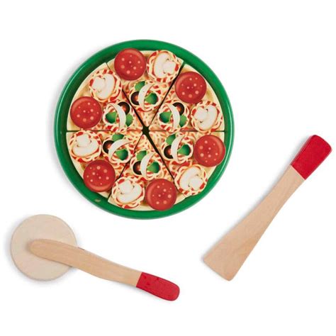 Melissa And Doug Pizza Party Wooden Play Food Set With 54 Toppings New