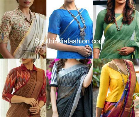 Formal Saree Blouse Designs Blouse Designs For Office Wear Sarees