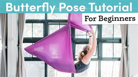 Aerial Yoga Pose For Beginners Butterfly Pose Youtube