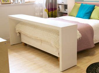 Ikea malm dressing table white with glass top 120 x 41 x 78 cm. MAKE SMALL SPACES BIG - IKEA | Bed table on wheels, Malm ...