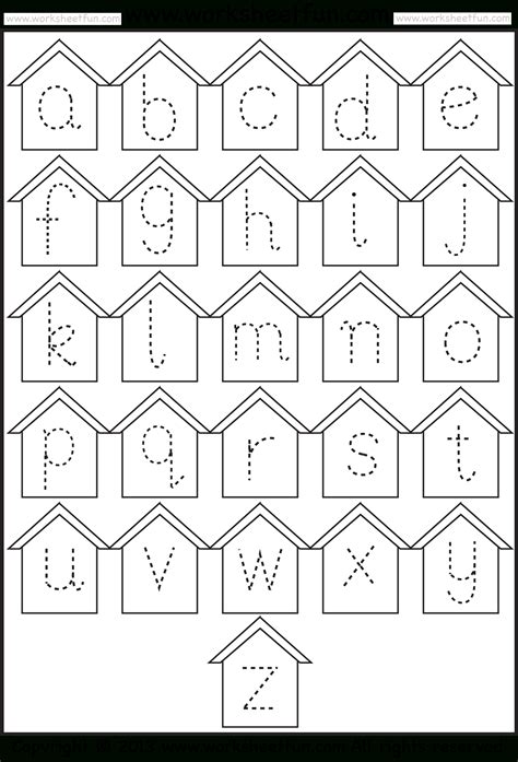 Alphabet Tracing Worksheets Uppercase Lowercase Letters Alphabet Photos