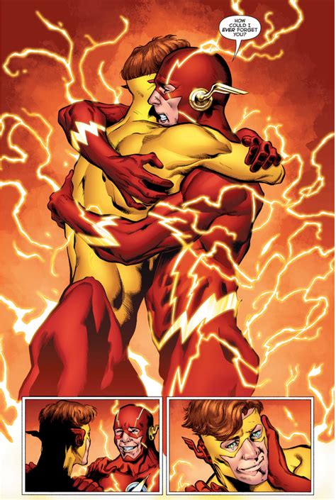 Barry Allen Remembers The Original Wally West Rebirth Comicnewbies