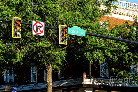 College Ave Downtown Athens Ga Photograph By The Photourist Pixels