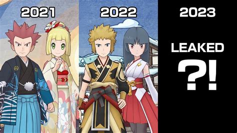 Pokemon Masters Ex New Year 2023 Sync Pairs Leaked Youtube