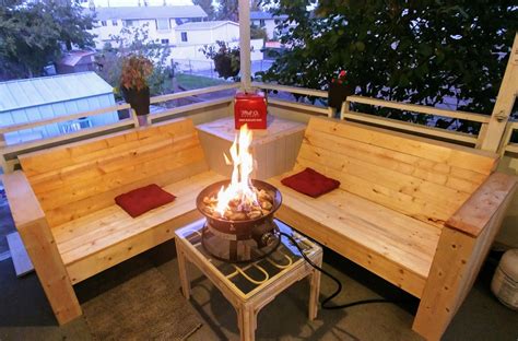 $50 fire pit using concrete tree rings from instructables. DIY outdoor sectional | Outdoor sectional, Diy outdoor ...