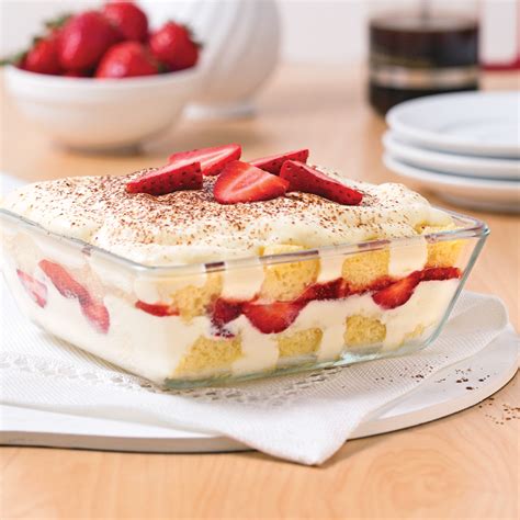 Tiramisu aux fraises