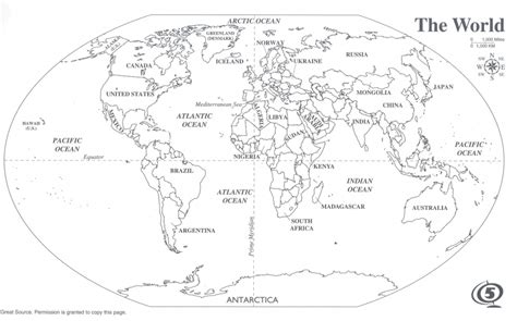 8 Best Images Of World Map Printable Template Printable World Map