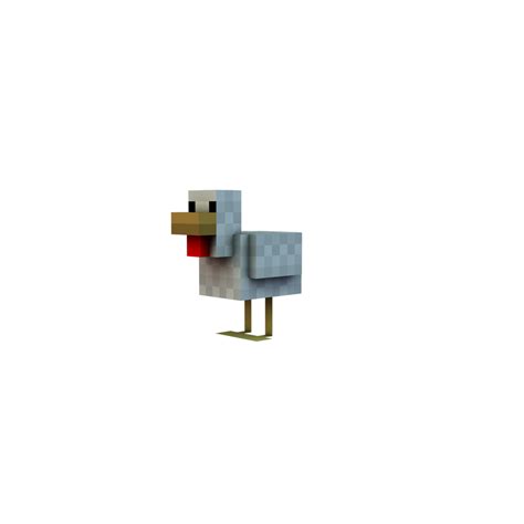 Minecraft Render Chicken By Danixoldier On Deviantart