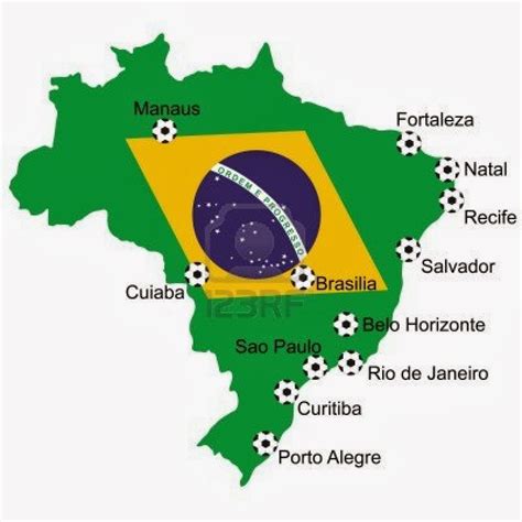 El Futbol El Deporte Que Mas Nos Une Mapa Geografico De Brasil