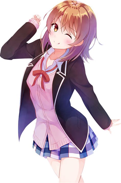 Anime Animegirl School Schoolgirl Cute Kawaii Brownhair