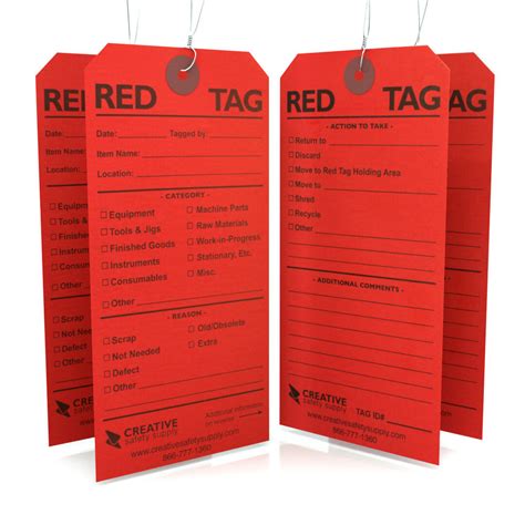 5s Red Tags Lean Products And Free Guides To Red Tags