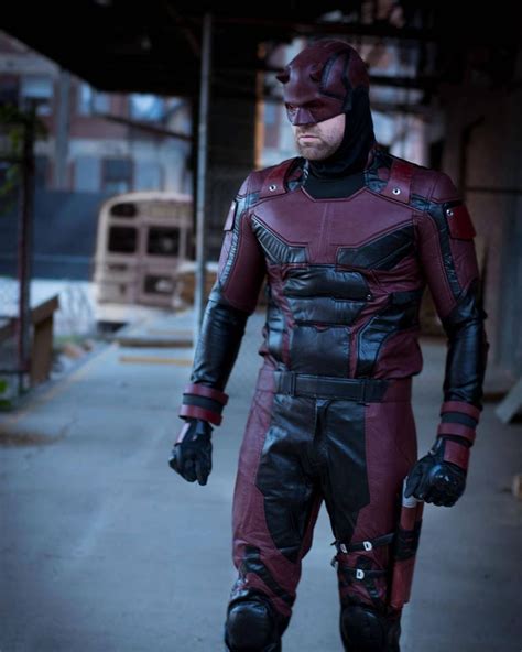 Daredevil Netflix Season 2 Helmet Urethane Rubber Costume Cowl Cosplay Mask Accessories Costume