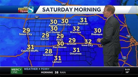 Cold Front To Sweep Iowa