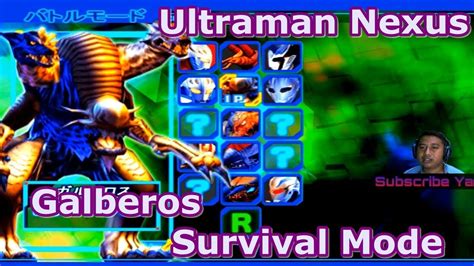 Galberos Survival Mode Ultraman Nexus Ps2 Youtube