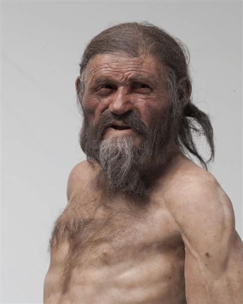 The New Reconstruction Of The Iceman As Presented In The South Poster