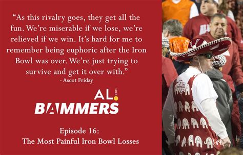 Which Iron Bowl Loss Is Most Painful For Alabama Fans