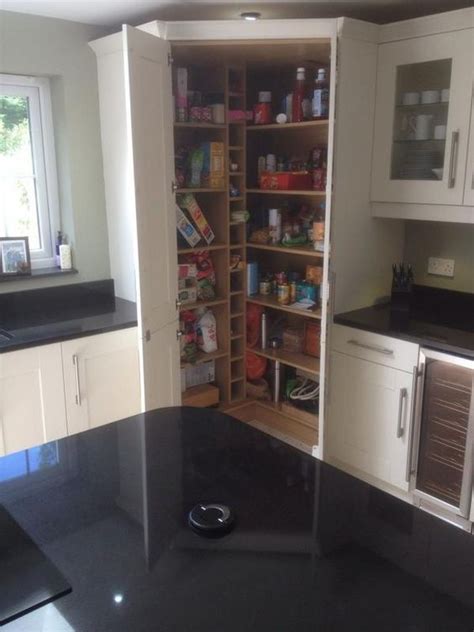 Make Your Kitchen Stunning With These Contemporary Larder Pantry Design