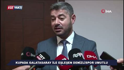 T Rk Ye Kupasi Nda Galatasaray Le Den Zl Spor E Le T Youtube