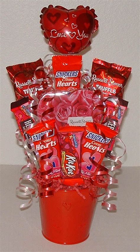 Valentines Day Diy Candy Bouquet My Funny Valentine Homemade