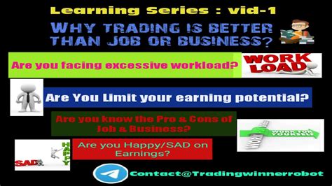 Why Trading Is Better Than Other Source Of Income Trading Vs Job Trading Vs Business