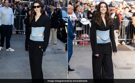 For Good Morning America Appearance Anne Hathaway Redefines Business