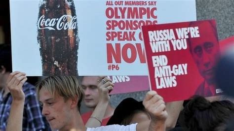 Sochi 2014 Gay Rights Protests Target Russia S Games Bbc News