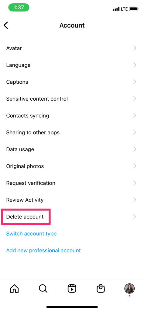 How To Delete An Instagram Account The Easy Way Vii Digital