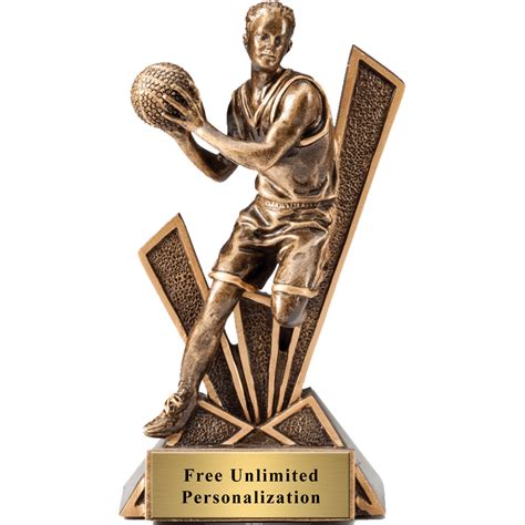 6 12 Basketball Check Mate Resin Trophy Basketball Trophies