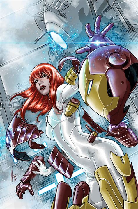 Invincible Iron Man 8 Mary Jane Watson Variant By Marco Checchetto