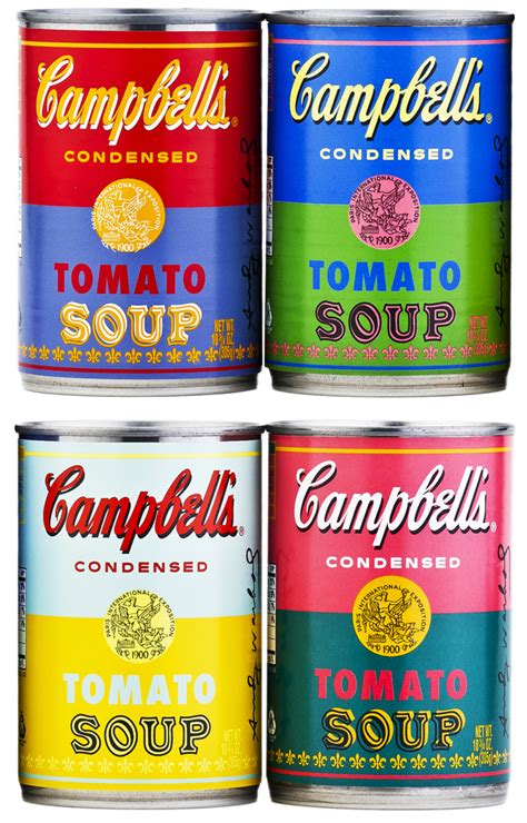 Campbells Releases Soup Cans Featuring Andy Warhols Pop Art