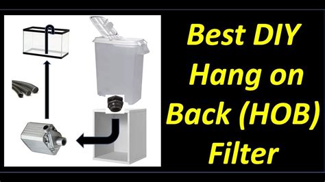 Maybe you would like to learn more about one of these? Best DIY Hang on Back Filter (HOB)- By Far.... - YouTube