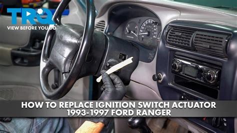 How To Replace Ignition Switch Actuator Ford Ranger Youtube